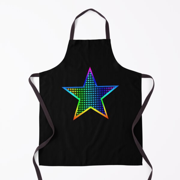 Item preview, Double Rainbow and Black Gingham Star designed and sold by Bumblefuzzies.