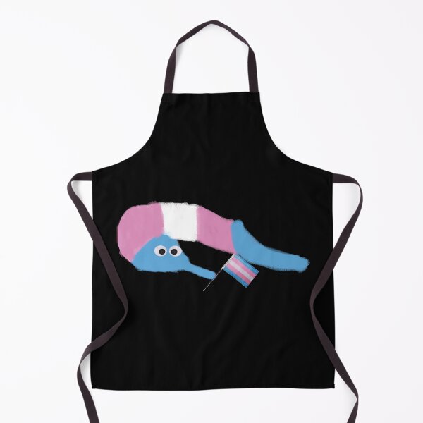Item preview, Trans pride worm on a string  designed and sold by melodiruby.
