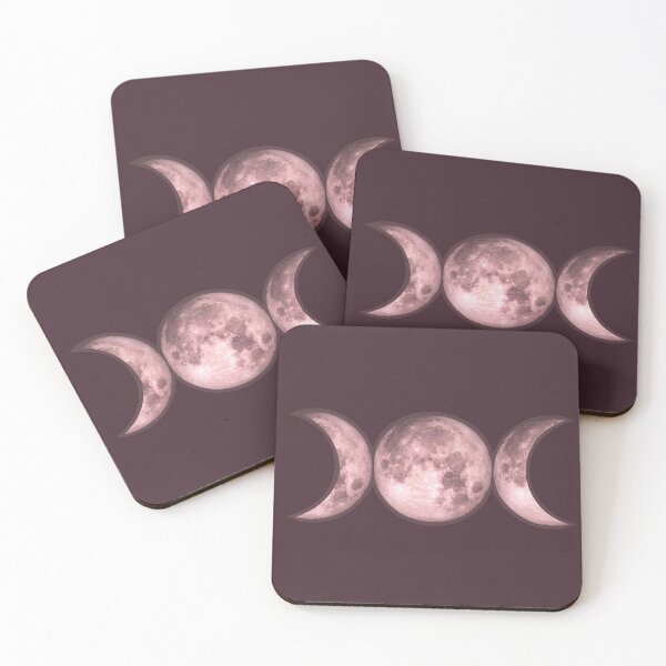 Item preview, Pink Goddess Moons, Triple Moon, Pink Moon, Moons, Crescent Moons, Crescent designed and sold by Clancy Rodgers.