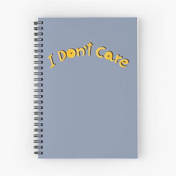 Item preview, I don't care phrase designed and sold by JulietteCons.