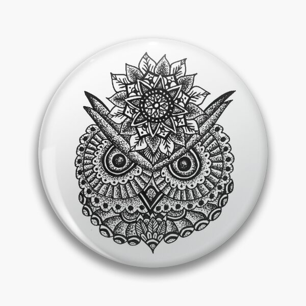 Item preview, Owl Mandala  designed and sold by dotdotstudios.