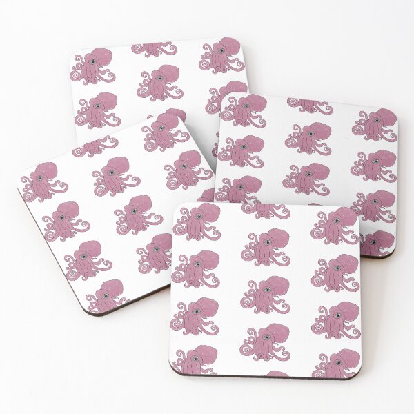 Item preview, Pink Octopus tiled designed and sold by artsyANTcreatns.