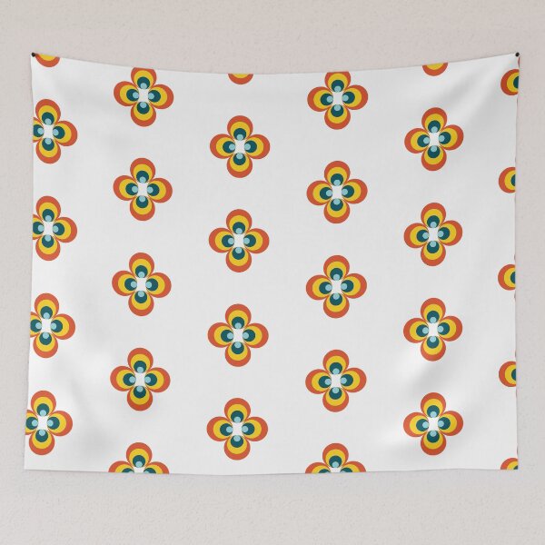 Item preview, retro circle pattern designed and sold by Nicole  Desmond.