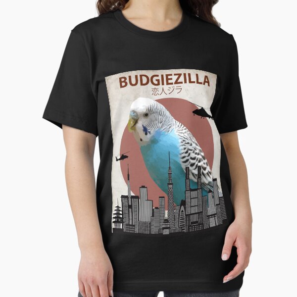 Item preview, Budgiezilla Budgie Budgerigar Parakeet Giant Parrot Monster designed and sold by Animalzilla.