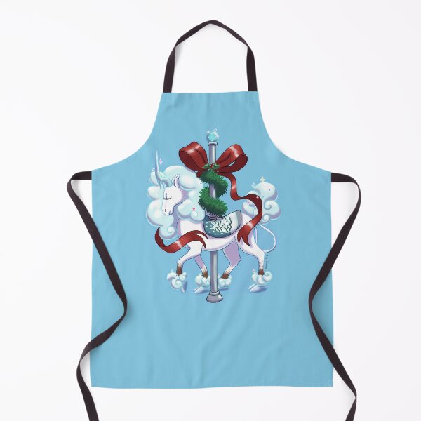 Item preview, Winter Unicorn Carousel designed and sold by Burning Bee Illustration.