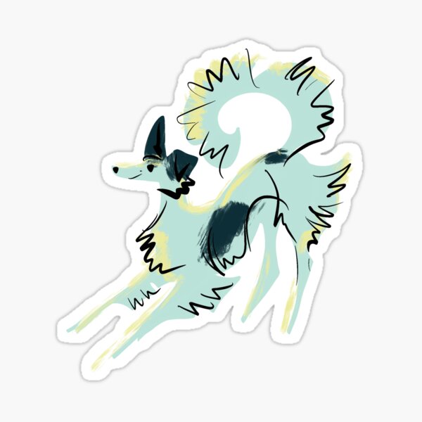 Happy Silken Bow Sticker