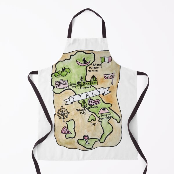 Item preview, Map of Italy designed and sold by Platinumfrog.