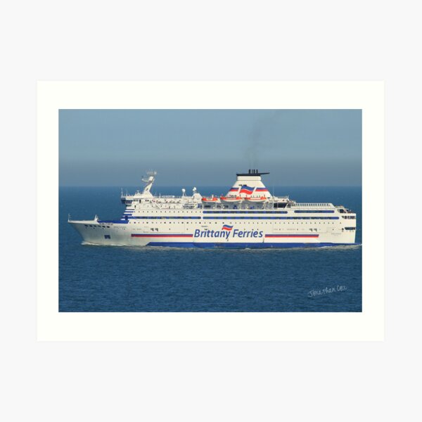 Brittany Ferries Bretagne Art Print