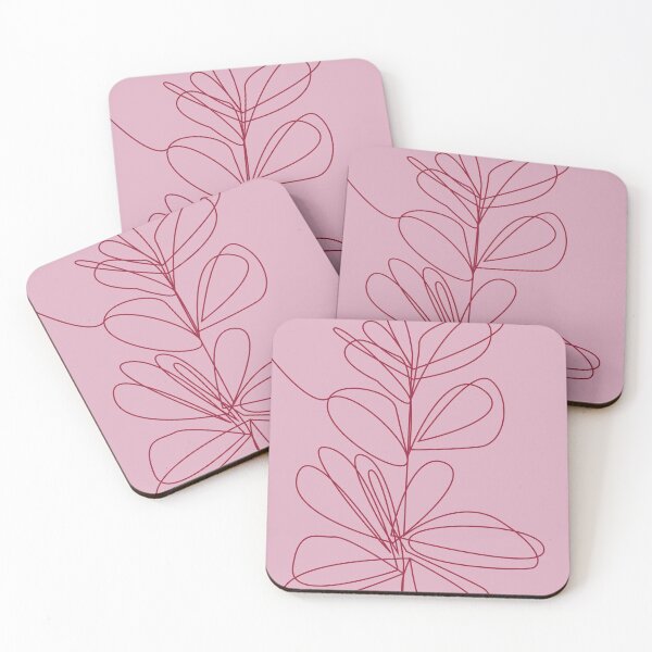 Item preview, Pink Line Work Rubber Plant designed and sold by SamathaRae.