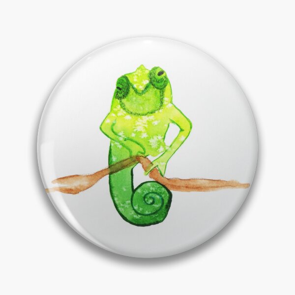 Item preview, green chameleon designed and sold by pgorostiza.