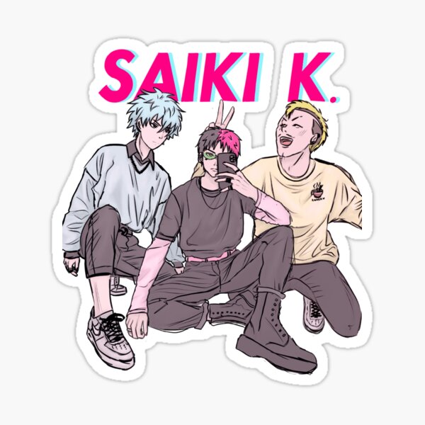 Saiki K. Sticker