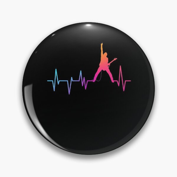 Item preview, guitarist heartbeat EKG pulse designed and sold by ankarsdesign.