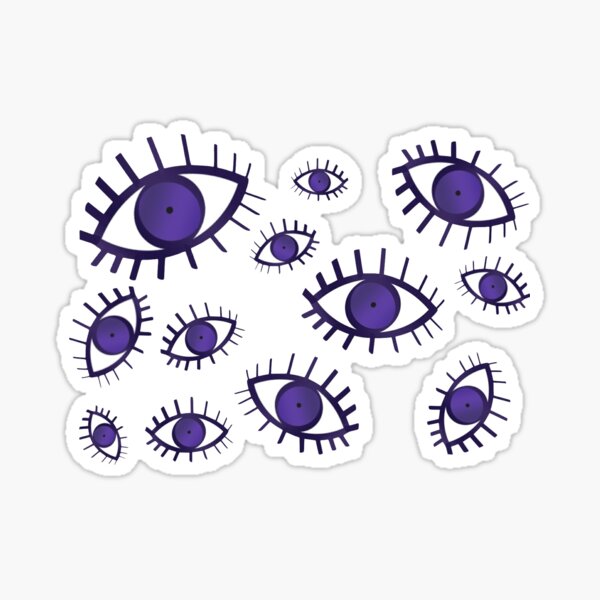 Eye Pattern. Sticker