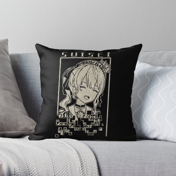 Suisei the Tetris Queen Hololive Throw Pillow