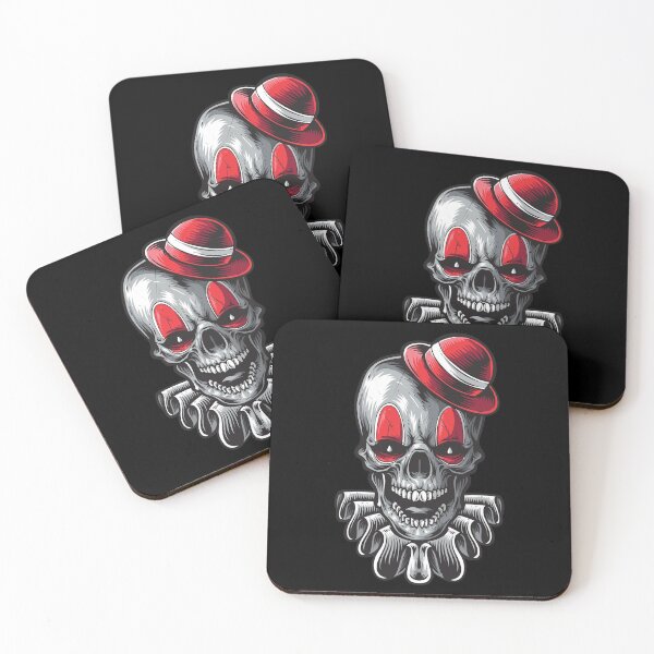 Item preview, Killer Clown Skull designed and sold by eDigi-Arts.