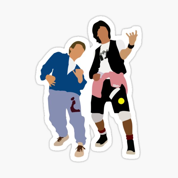 Bill Ted Stickers | Redbubble