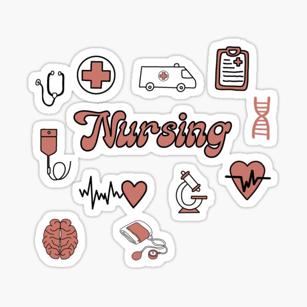 Printable Stickers Nurse, Nurse Sticker Png