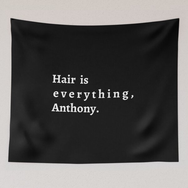 Item preview, Fleabag Hair is Everything Speech black ver designed and sold by bubblytank.