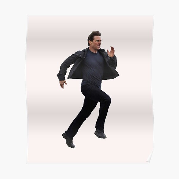 Ethan Hunt Mission Not Impossible Sticker Poster