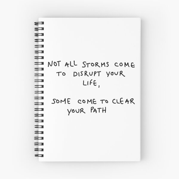 Item preview, Inspirational Quote About Storms In Life designed and sold by ravenmandyshop.