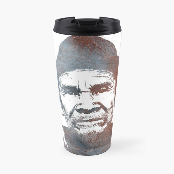 Colorful old white man Travel Mug