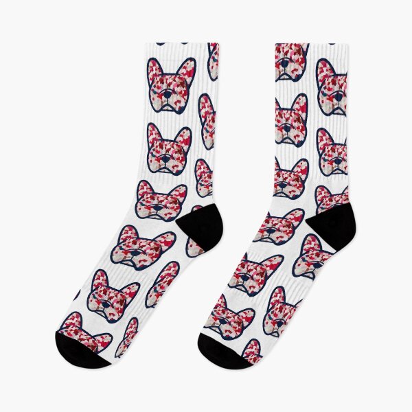 Item preview, French Bulldog pattern - frenchie mosaic sticker - colorful Frenchie magnet gift - Frenchie shirt - French Bulldog mom designed and sold by smooshfaceutd.
