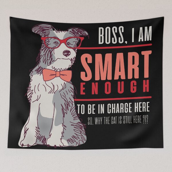 Item preview, Funny Dog - Smart Enough | TAGADOG designed and sold by tagadog.