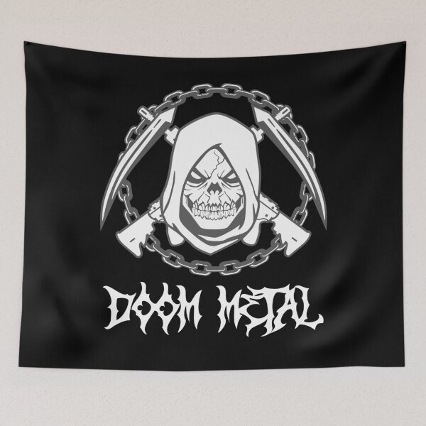 Artikelvorschau, Doom Metal Skelett entworfen und verkauft von metal-works.