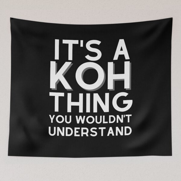 Item preview, Koh - Korean Last Name designed and sold by theKoreanRage.