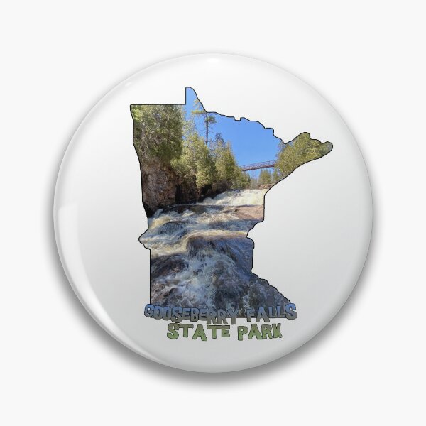 Artikelvorschau, Minnesota State Outline (Stachelbeerfälle State Park) entworfen und verkauft von gorff.