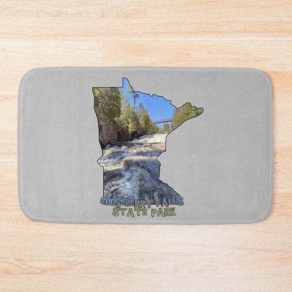Item preview, Minnesota State Outline (Gooseberry Falls State Park) designed and sold by gorff.