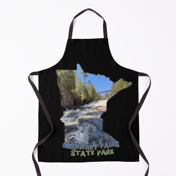 Item preview, Minnesota State Outline (Gooseberry Falls State Park) designed and sold by gorff.