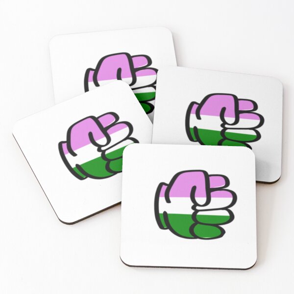 Item preview, Fist genderqueer Pride Logo designed and sold by TwinkleballaArt.