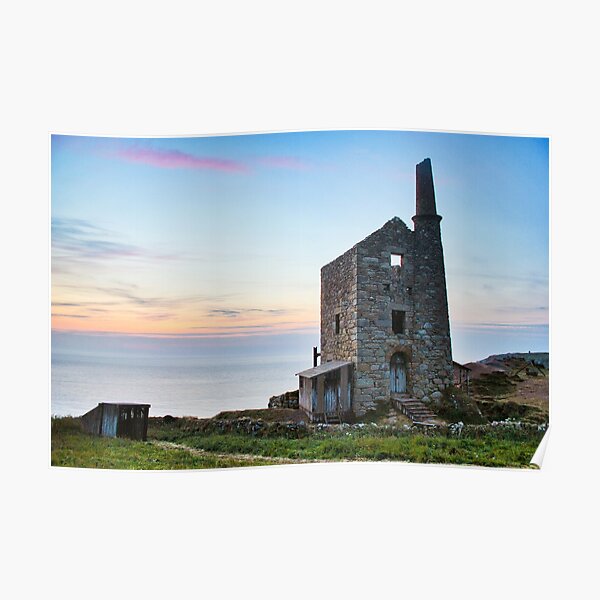 Poldark's Wheal Leisure Mine Poster