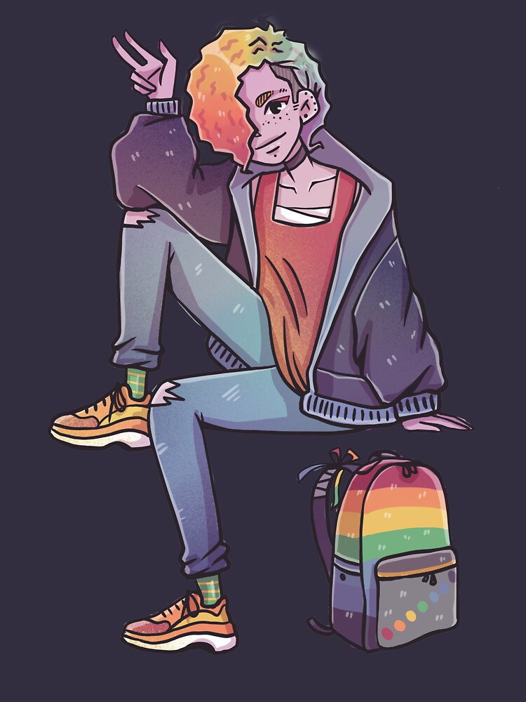 LGBTQ+ flag by Galactic-deer
