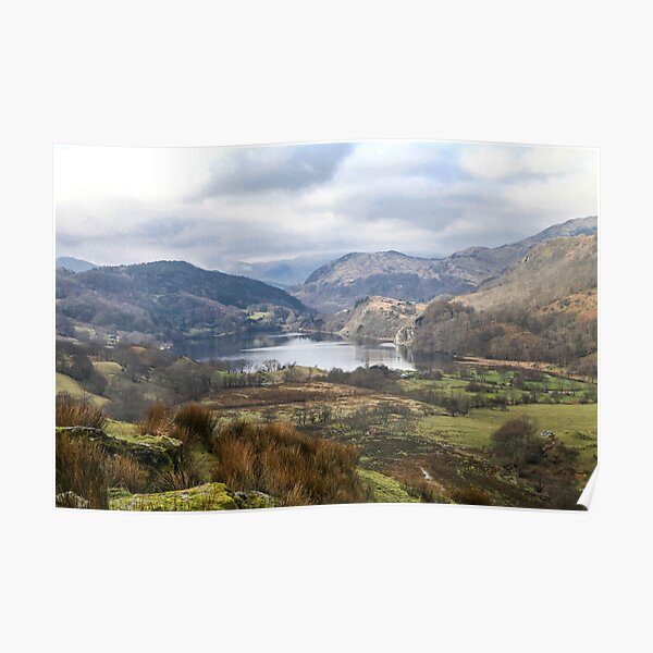 Llyn Gwynant Snowdonia Poster By Janevans35 Redbubble