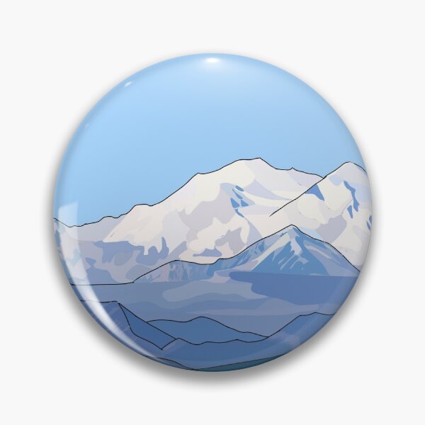 Artikelvorschau, Schöne blaue Berge - Denali National Park Zeichnung / Kunst entworfen und verkauft von 420igor.