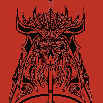 Shao Kahn Art Print for Sale by drawnbyernie