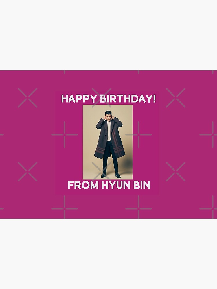Happy Birthday From Hyun Bin by kpopkdramamerch