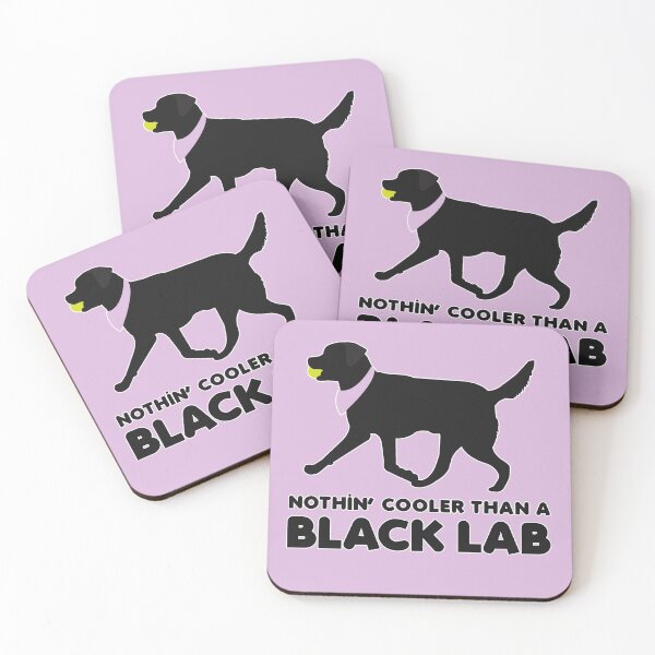 Item preview, Black Lab Black Labrador Retrievers Pattern in PURPLE designed and sold by Art by Jess.