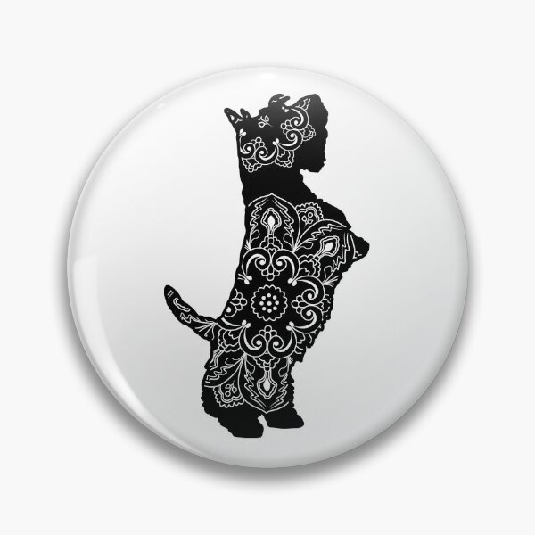 Item preview, Jumping Scottie Mandala designed and sold by DesignsofWhimsy.