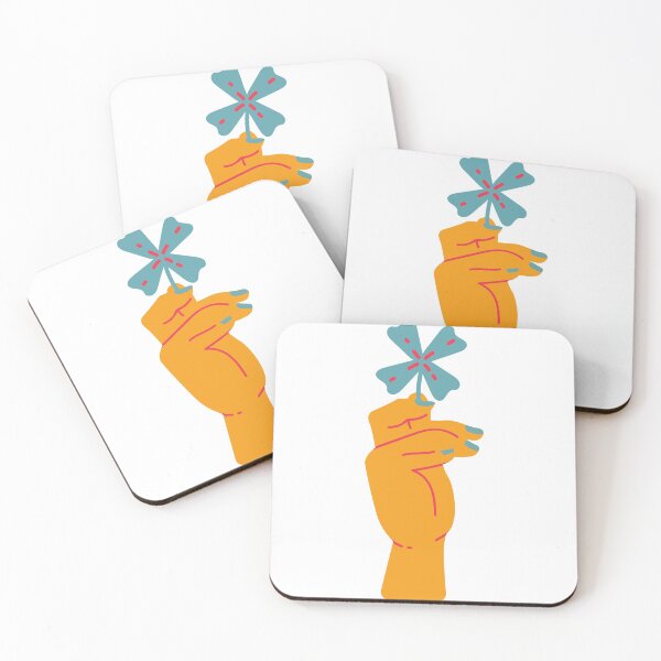 Item preview, Minimalist Hand Holding Flower designed and sold by nhilkin.