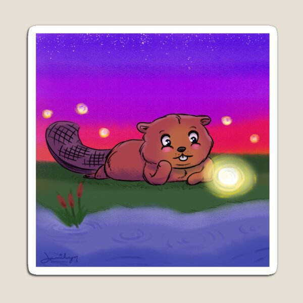 Not So Eager Beaver Magnet