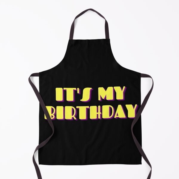 Item preview, Its My Birthday - Yellow And Purple Text  designed and sold by Easy Breezy.