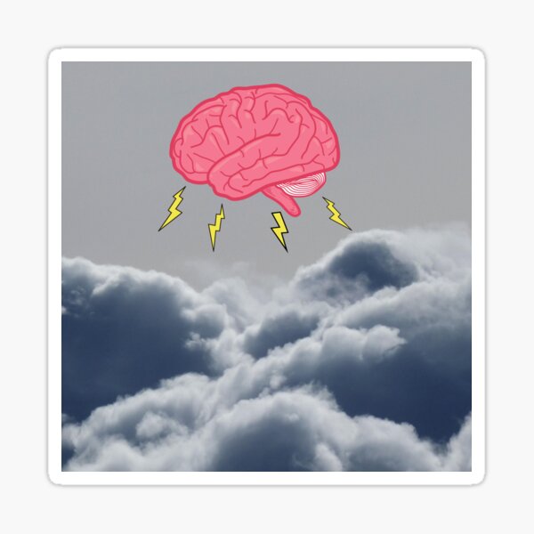 Brain Storm Sticker