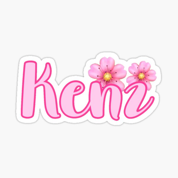 Pink Kenz Sticker Sticker For Sale By Sophdoestickers Redbubble