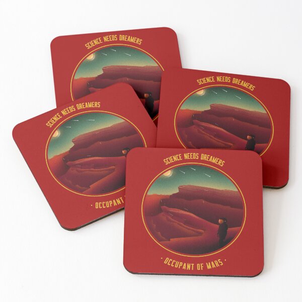 Item preview, Life on Mars the Red Planet Funny Illustration  designed and sold by d1mology.