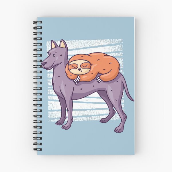 Item preview, Cute Sloth Sleeping on Top of a Dog designed and sold by cutenfunny.