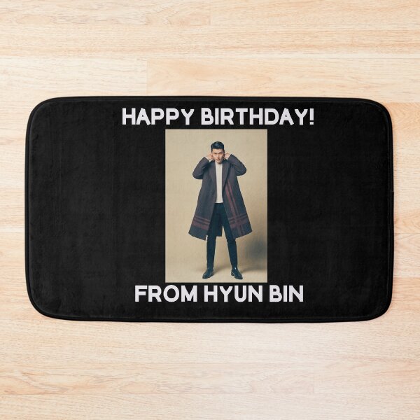Item preview, Happy Birthday From Hyun Bin  designed and sold by kpopkdramamerch.