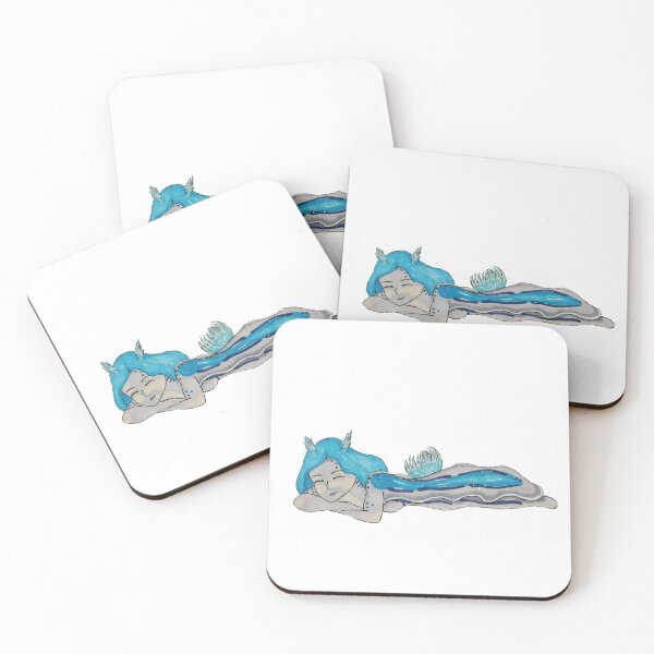 Item preview, Chromodoris Lochi~Blue Sea Slug mermaid designed and sold by AmelieHalkias.